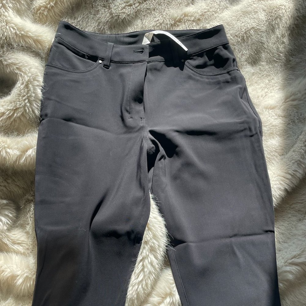 Lululemon City Sleek Slim-Fit 5 Pocket High-Rise Pant Women's size 29 BLACK